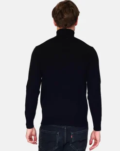 Best C&Jo Pull Col Roulé en Cachemire mélangé Pierre noir