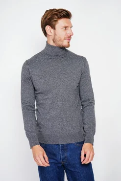 Homme C&Jo Pull col roulé loup