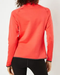 Femme Odlo Pull col zippé Ceramicwarm rouge