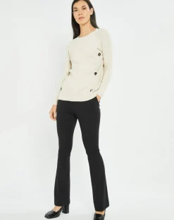 Femme Lauren Vidal Pull Cosy lait