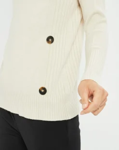 Femme Lauren Vidal Pull Cosy lait