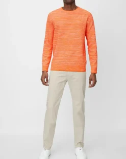 Marc O'Polo Pull Coton Mouliné orange