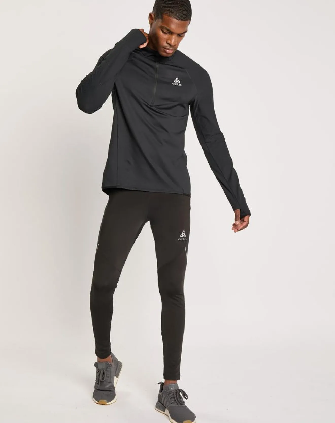 Hot Odlo Pull de running 1/2 zip Zeroweight noir