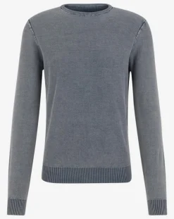 Homme North Sails Pull Délavé bleu gris