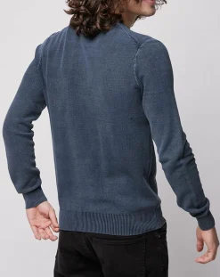 Homme North Sails Pull délavé bleu marine