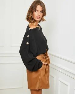 Online Fleur de cachemire Pull Ella noir