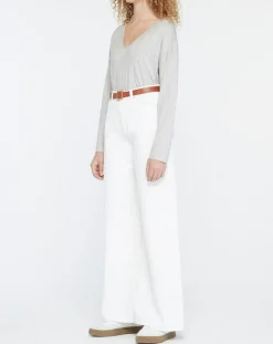 Femme Yerse Pull Elsa gris clair