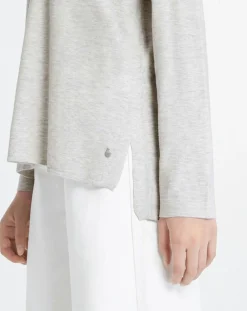 Femme Yerse Pull Elsa gris clair