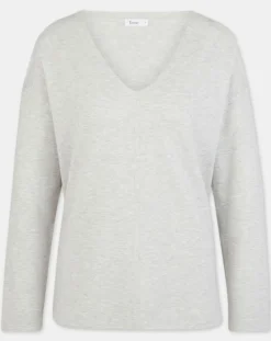 Femme Yerse Pull Elsa gris clair
