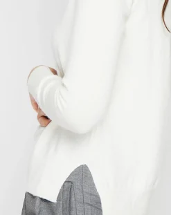 Femme Cachemire & Jo Pull Emilie naturel