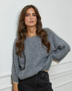 Femme L'Armoire de Suzette Pull Emma gris