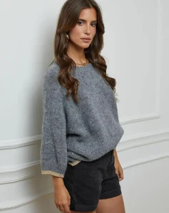 Femme L'Armoire de Suzette Pull Emma gris