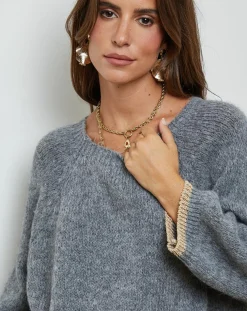 Femme L'Armoire de Suzette Pull Emma gris