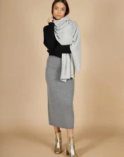 Online Cashmere Tribu Pull en Alpaga & Cachemire Hélène col zippé manches raglan noir