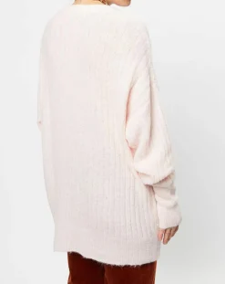 Discount Maison Anje Pull en Alpaga & Laine mélangés Lemabillon macaron