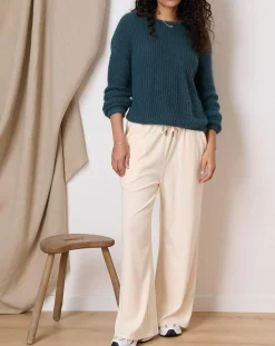 Femme Garance Paris Pull en Angora mélangé Kiwi émeraude