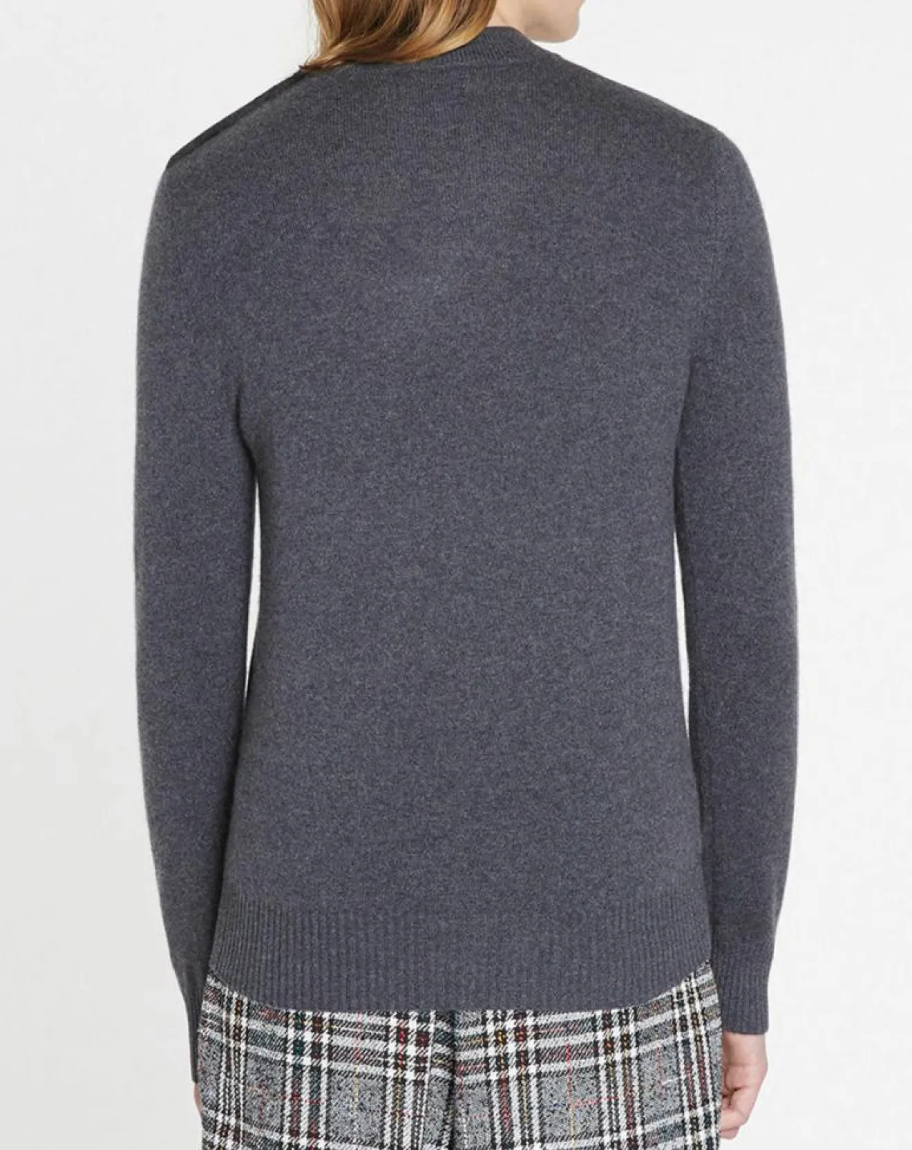 Homme Galeries Lafayette Pull en Cachemire & Laine Mesailor col rond gris foncé