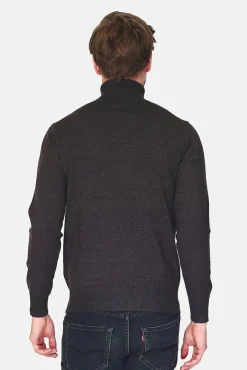 Homme C&Jo Pull en Cachemire mélangé col roulé loup