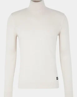 Online Replay Pull en Cachemire mélangé Col Roulé beige