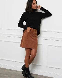 Femme Soft Cashmere Pull en Cachemire mélangé Margaux noir