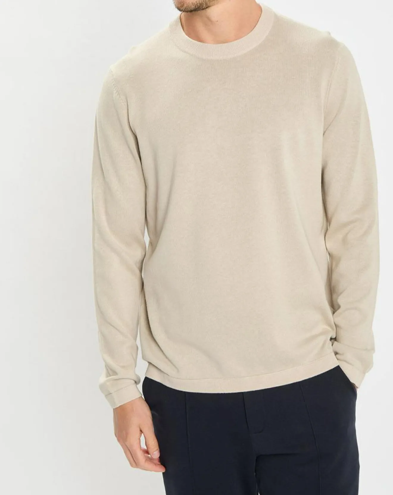 Online Marc O'Polo Pull en Coton & Cachemire écru