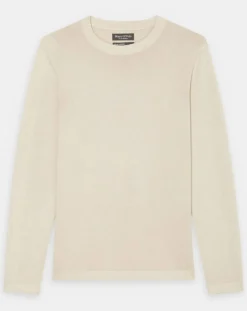 Online Marc O'Polo Pull en Coton & Cachemire écru