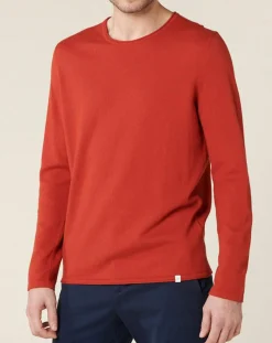 Discount Harris Wilson Pull en Coton & Laine Adelin cerise