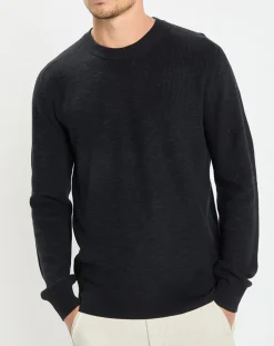 Hot Marc O'Polo Pull en Coton & Lin bleu marine