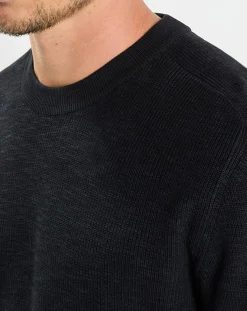 Hot Marc O'Polo Pull en Coton & Lin bleu marine