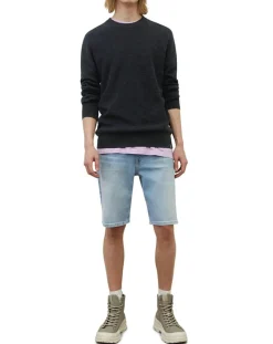 Hot Marc O'Polo Pull en Coton & Lin bleu marine