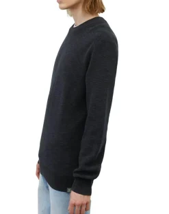 Hot Marc O'Polo Pull en Coton & Lin bleu marine