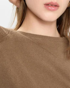 Best Marc O'Polo Pull en Coton, Laine & Alpaga mélangés Basique marron