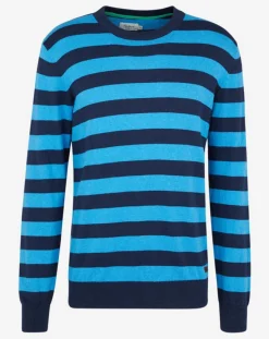 Pepe Jeans Pull en Coton, Laine & Cachemire Warren bleu