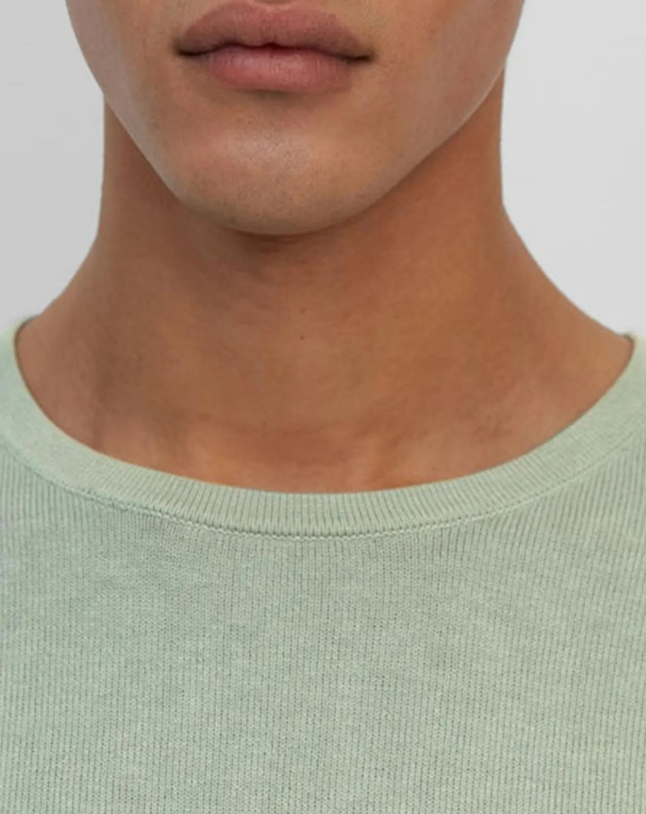 Marc O'Polo Pull en Coton Organic & Cachemire vert d'eau