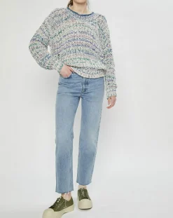 Femme Isabel Marant Pull en grosse maille Allen multicolore