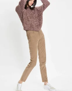 Online Marc O'Polo Pull en Laine & Alpaga mélangés marron