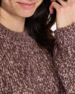 Online Marc O'Polo Pull en Laine & Alpaga mélangés marron