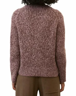 Online Marc O'Polo Pull en Laine & Alpaga mélangés marron