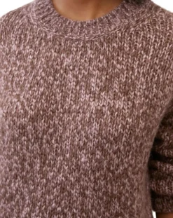 Online Marc O'Polo Pull en Laine & Alpaga mélangés marron