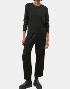 Femme Marc O'Polo Pull en Laine & Alpaga mélangés noir