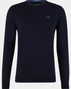 Homme North Sails Pull en Laine & Cachemire mélangés col rond bleu marine