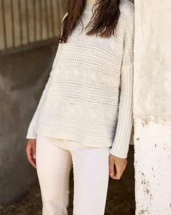 Best Lauren Vidal Pull en Laine & Cachemire Nox crème