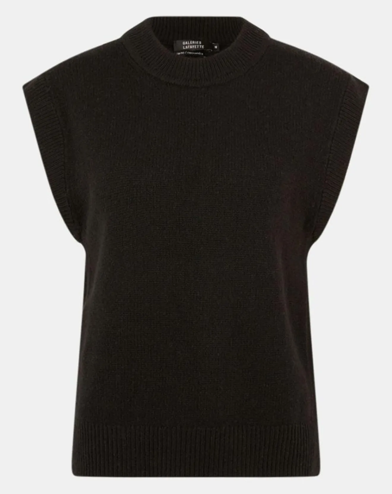 Discount Galeries Lafayette Pull en Laine & Cachemire Solal noir