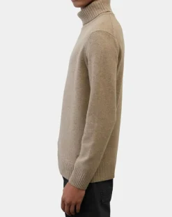 Homme Marc O'Polo Pull en Laine d'Agneau mélangée beige