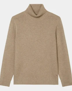 Homme Marc O'Polo Pull en Laine d'Agneau mélangée beige