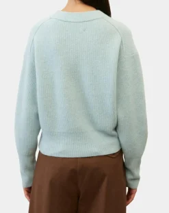 Femme Marc O'Polo Pull en Laine mélangée & Alpaga bleu clair