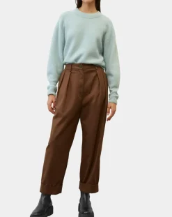 Femme Marc O'Polo Pull en Laine mélangée & Alpaga bleu clair