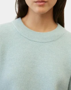 Femme Marc O'Polo Pull en Laine mélangée & Alpaga bleu clair