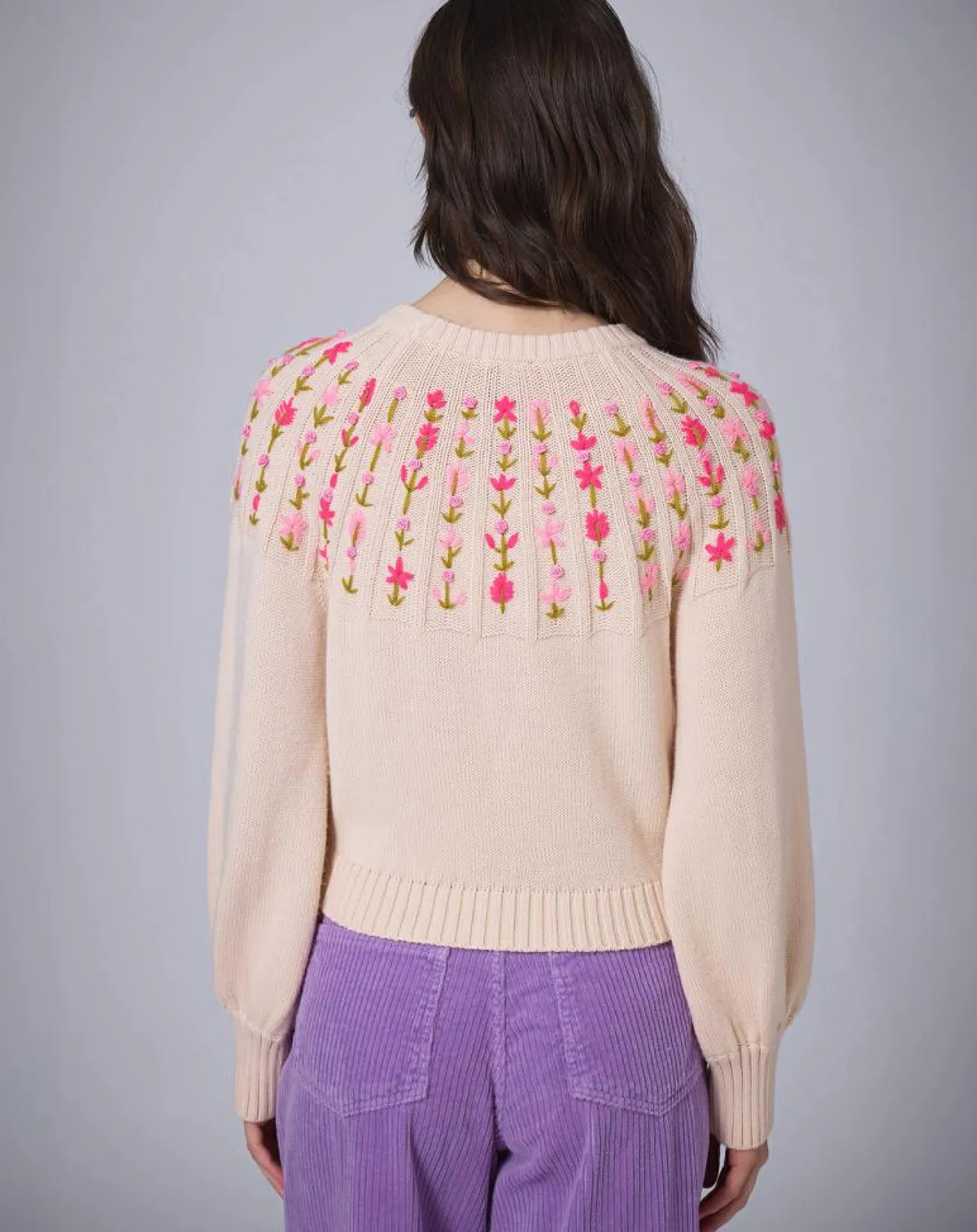 Manoush Pull en Laine mélangée Claudine nude