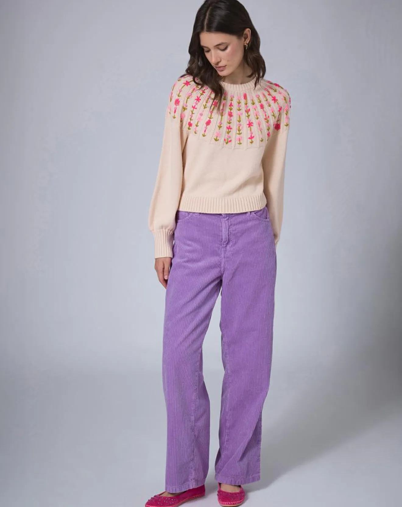 Manoush Pull en Laine mélangée Claudine nude